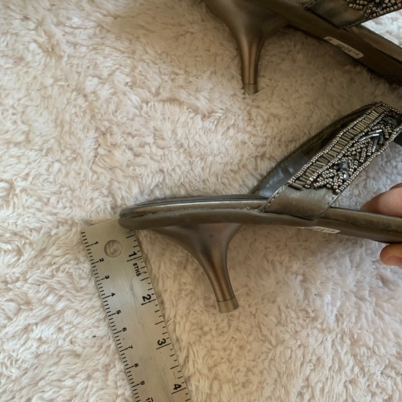 NWT Lane Bryant new in box silver heels - Picture 6 of 15